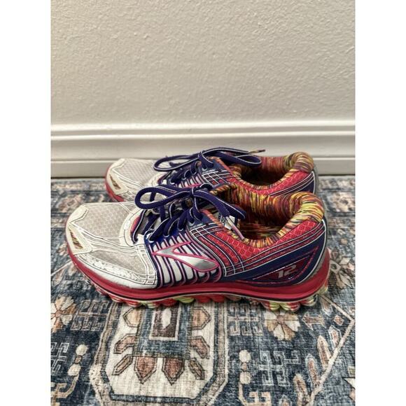 BROOKS Women’s “Glycerin 12” 3D Fit Print Multicolored Running Shoes Size 8 - Picture 3 of 6